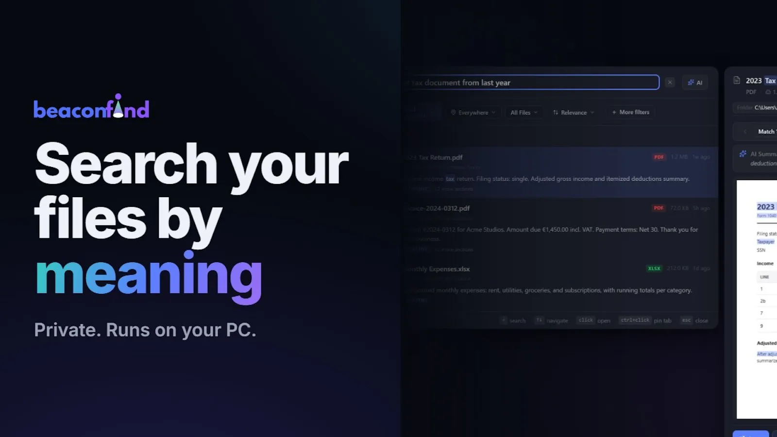 BeaconFind screenshot 1 (video preview)