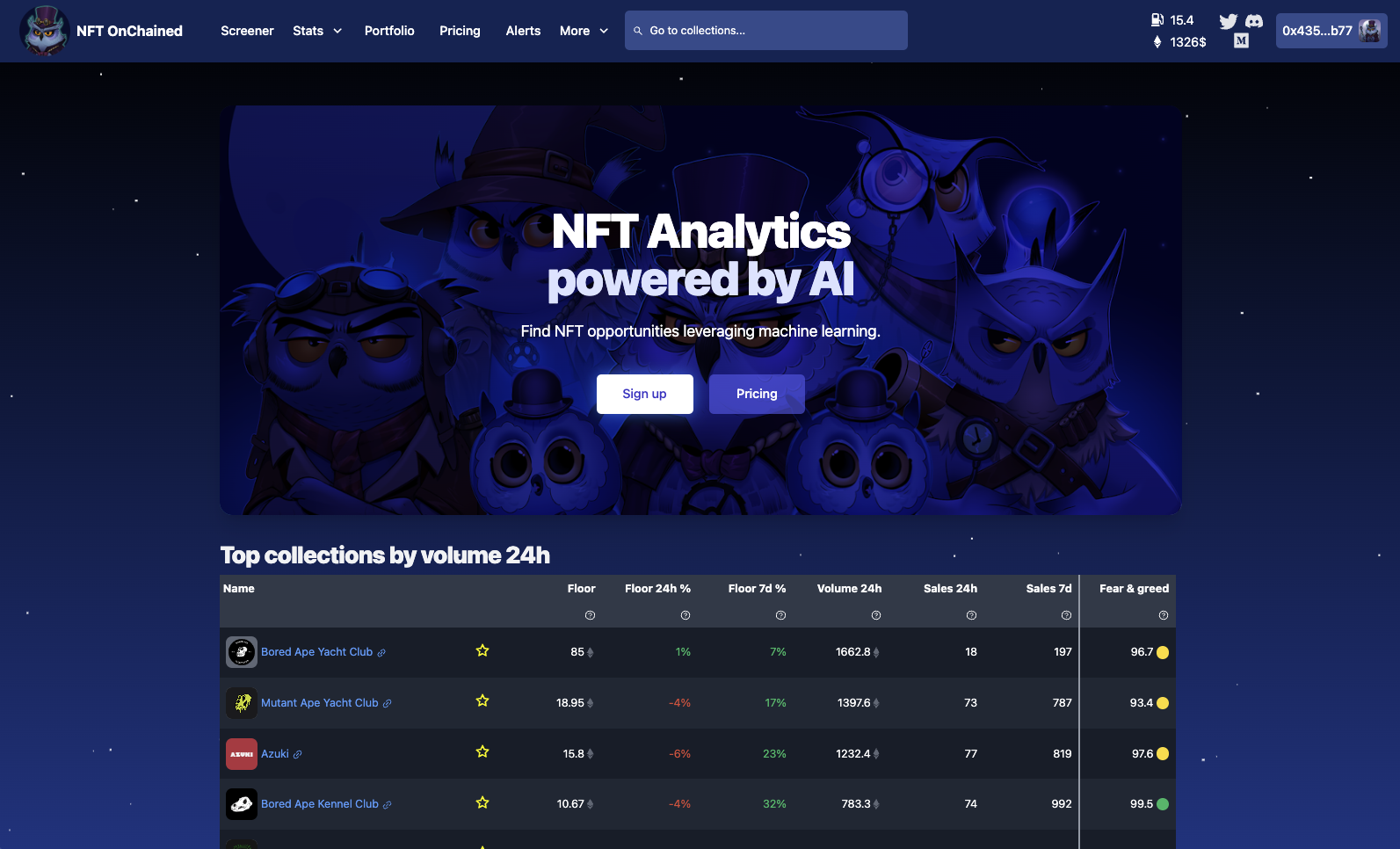 Nft onchared - Найдите возможности NFT, использующие машинное обучение. медиа 1