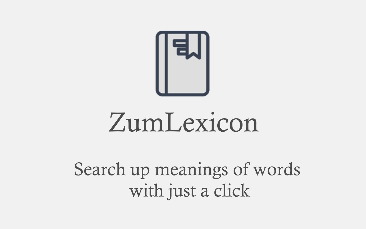 Media Zumlexicon - Cari makna perkataan dengan klik butang 1