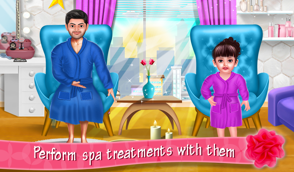 Aadhya's Spa Makeover Day With Daddy gallery image