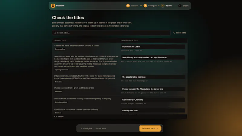 Hashline screenshot 4