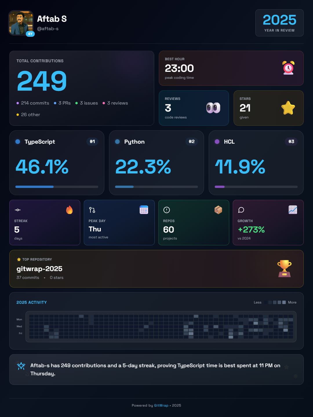 GitWrap 2025 gallery image