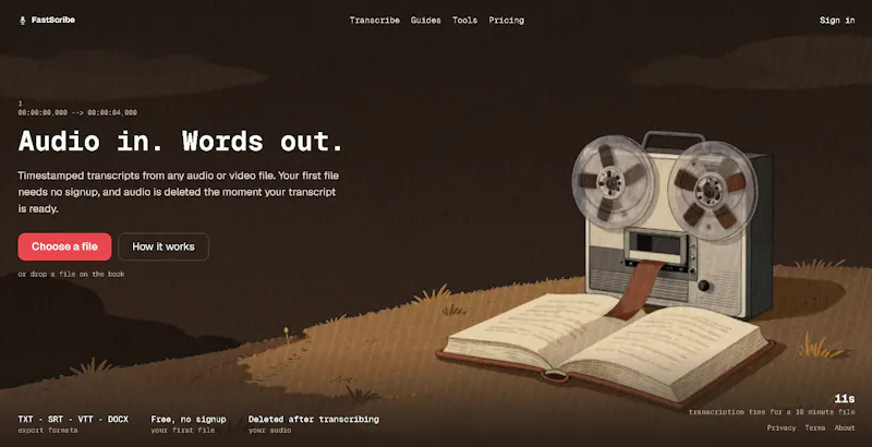 FastScribe screenshot 1