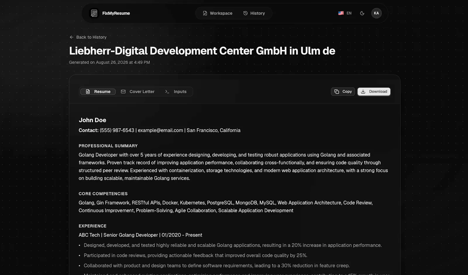 FixMyResume screenshot 6