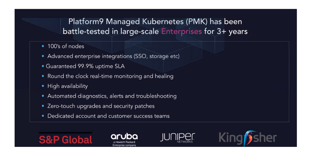 Platform9 Managed Kubernetes gallery image