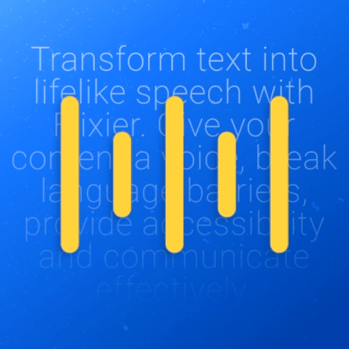 Flixier AI Voices for Text-to-Speech logo