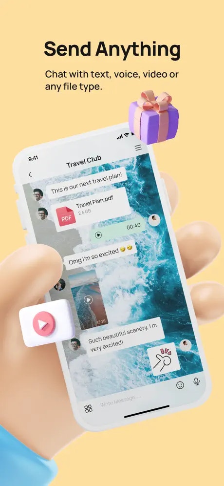 Wiremin: Chatear libremente, de forma segura media 4