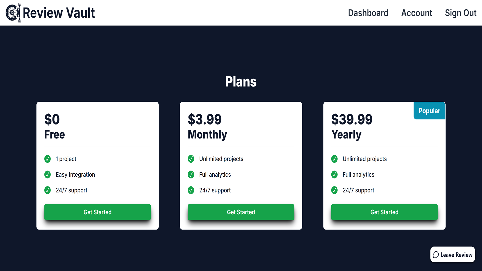 Review Vault gallery image