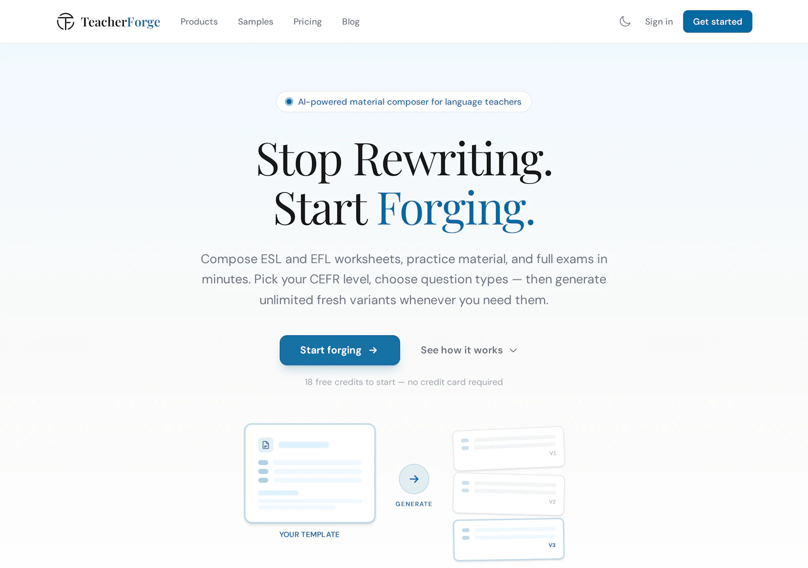TeacherForge screenshot 2
