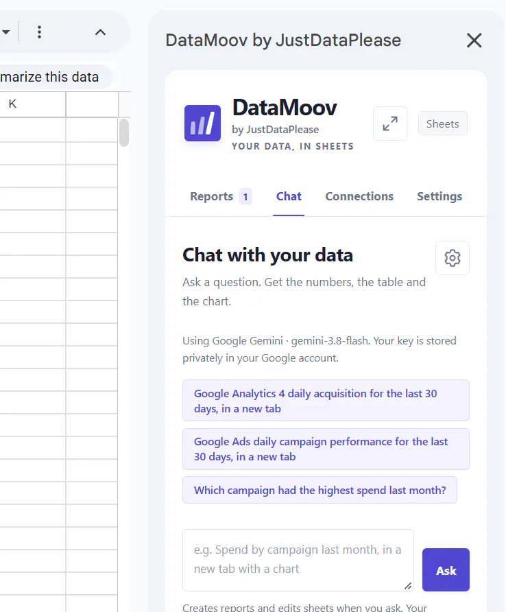 DataMoov for Google Sheets™ (Free) gallery image