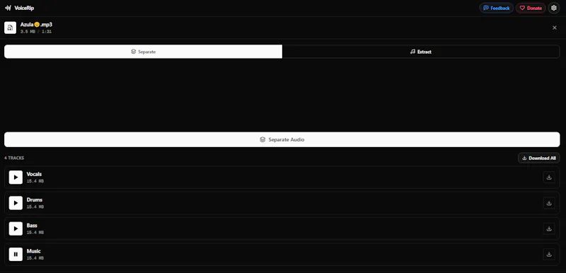 VoiceRip screenshot 1