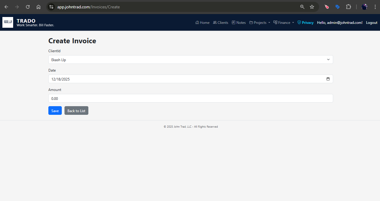 TRADO - Screenshot 5 showing product features and functionality