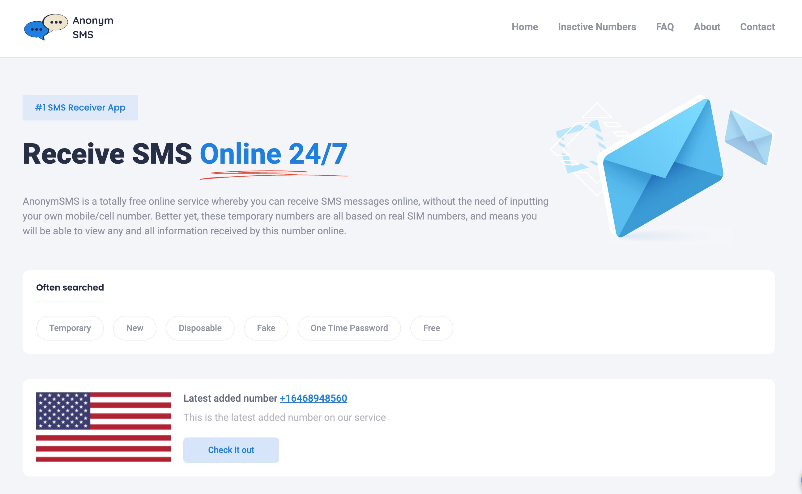 AnonymSMS - Receive SMS Online media 3