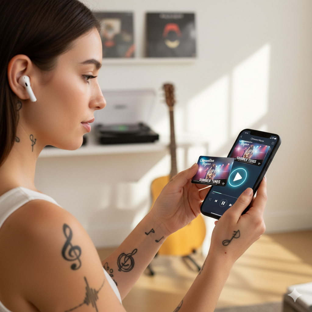 LEMN DROPS NFC Music Cards gallery image