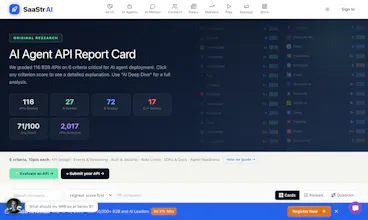 Agentic API Grader by SaaStr.ai gallery image
