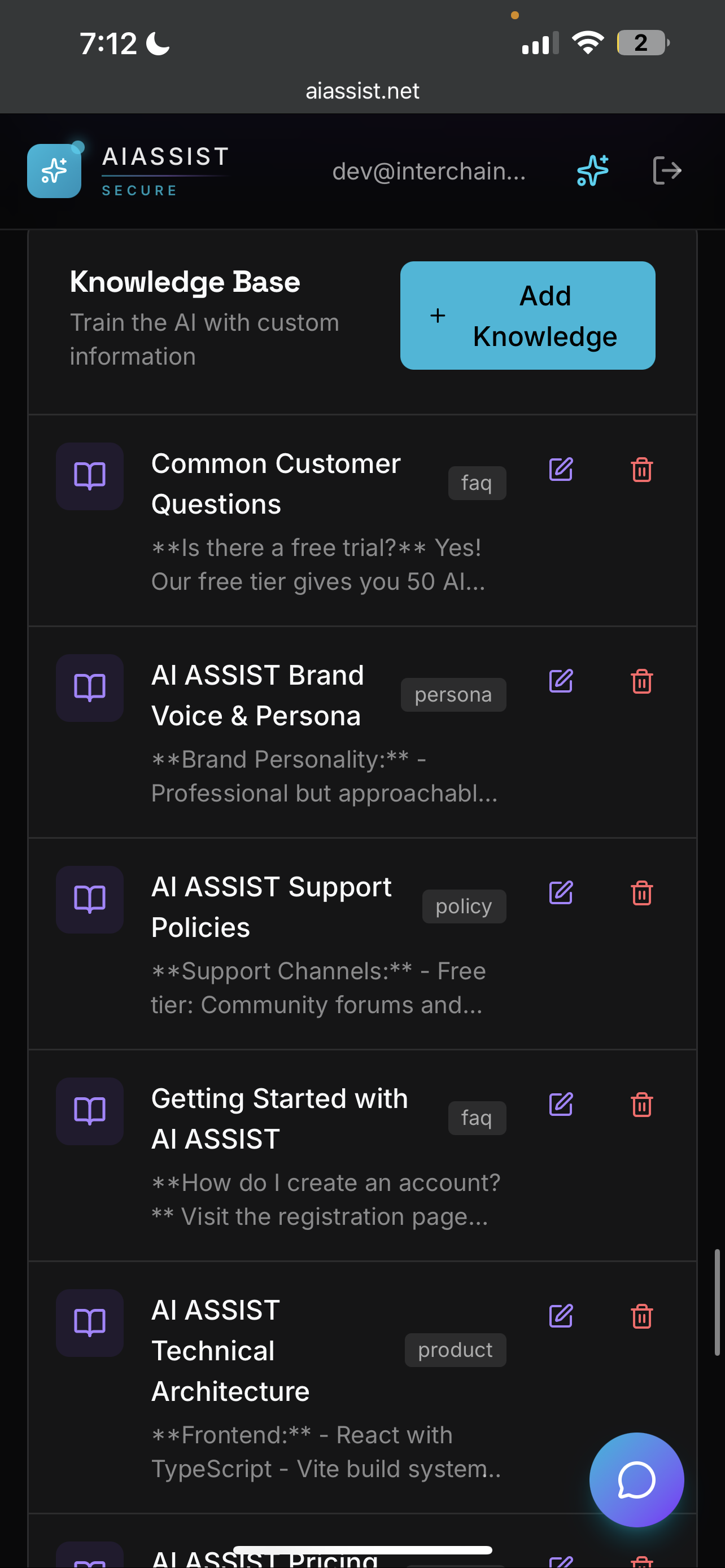 AI Assist Secure - Screenshot 2 showing product features and functionality