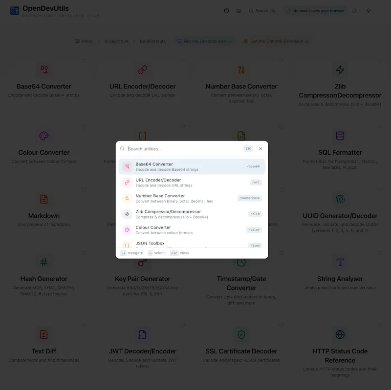 OpenDevUtils screenshot 3