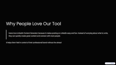 LinkedIn Content Generator AI Extension gallery image