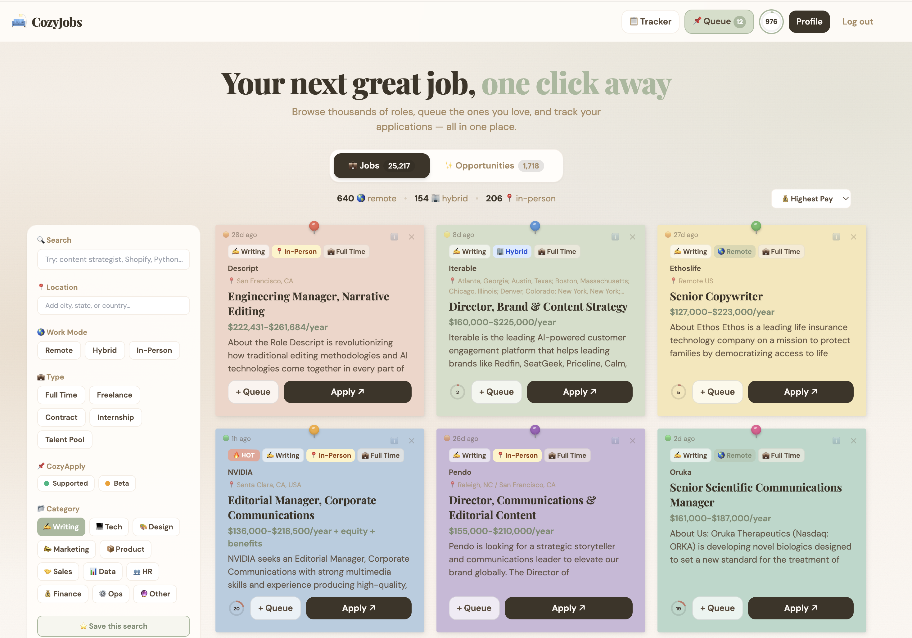 CozyJobs gallery image
