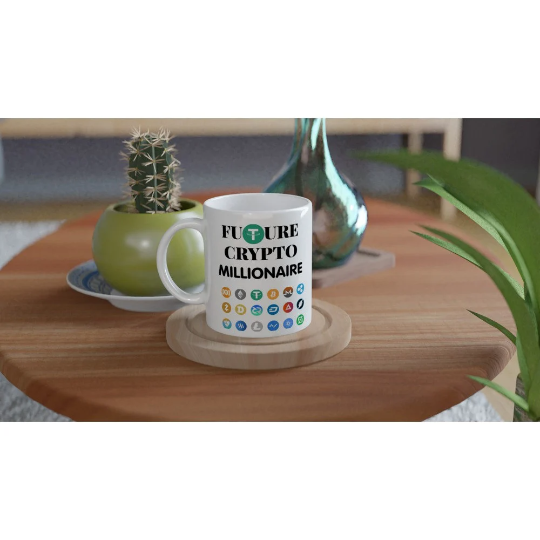 Funny Crypto Millionaire Coffee Mug gallery image