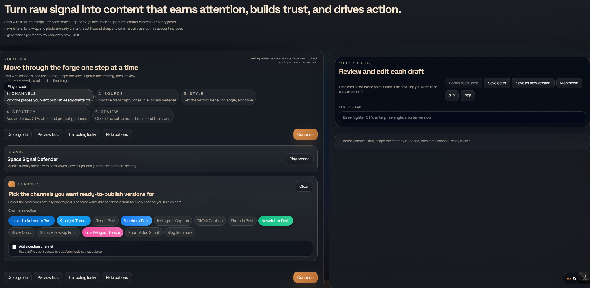 ForgeCast AI gallery image