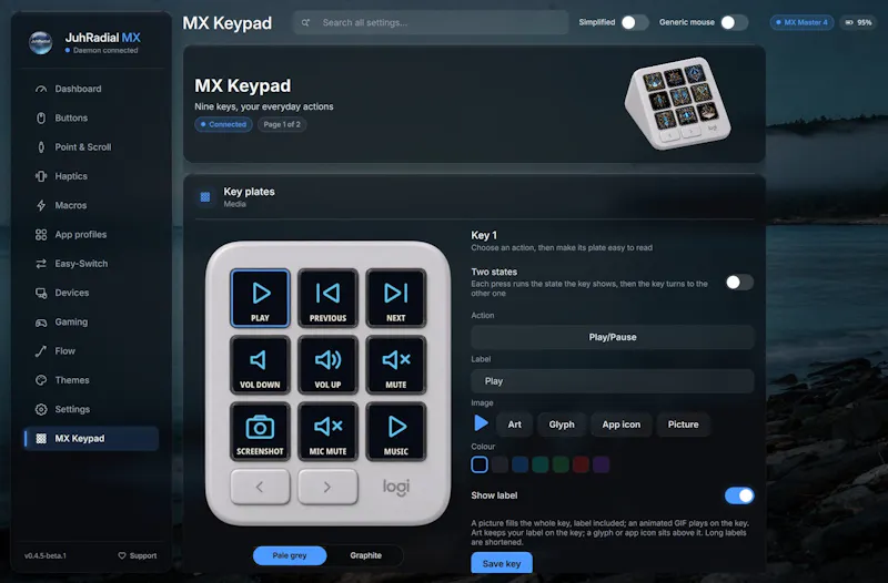 JuhRadial MX screenshot 5