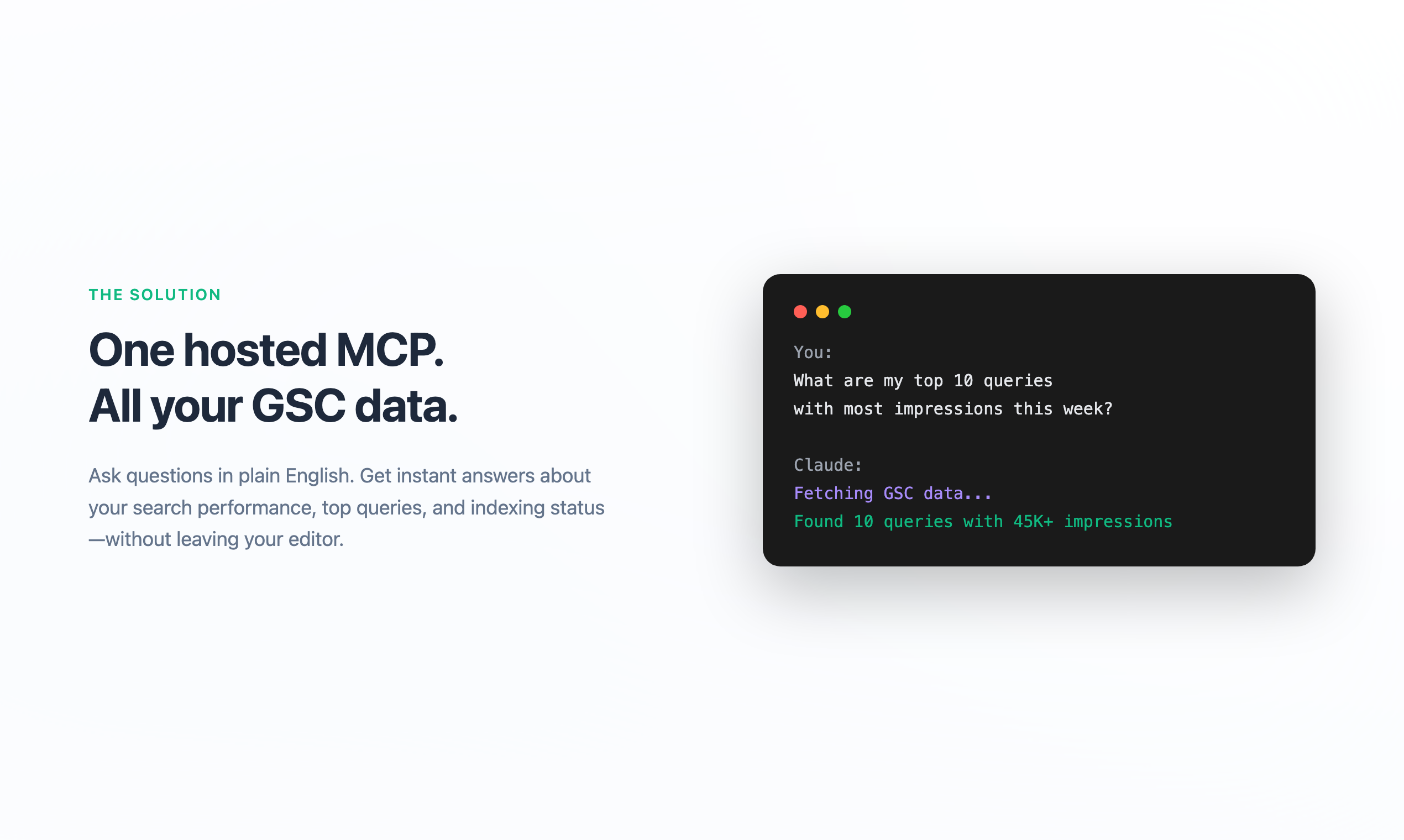 Ekamoira Google Search Console MCP gallery image