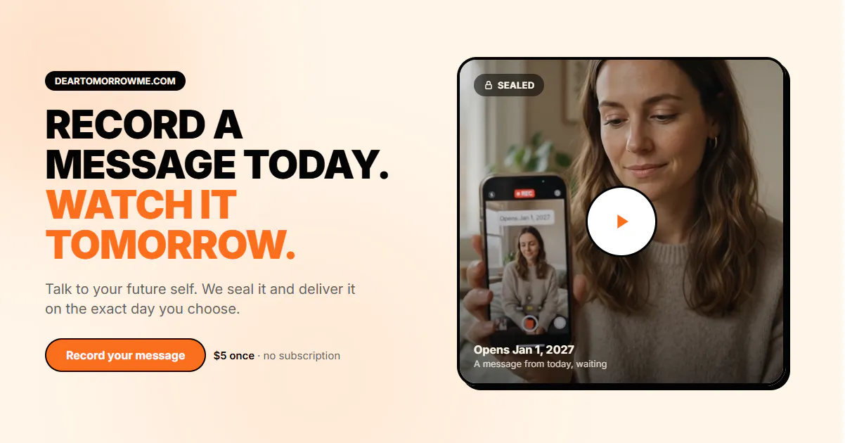 DearTomorrowMe gallery image