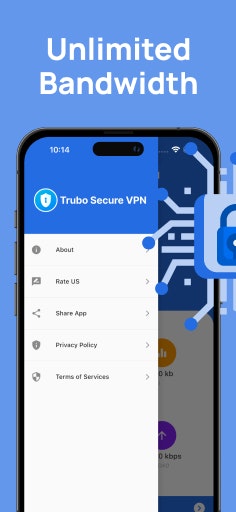 Turbo Secure VPN: Fast Proxy - เพลิดเพลินไปกับการป้องกันความเป็นส่วนตัวและสปายแวร์ในเวลาเดียวกัน media 5