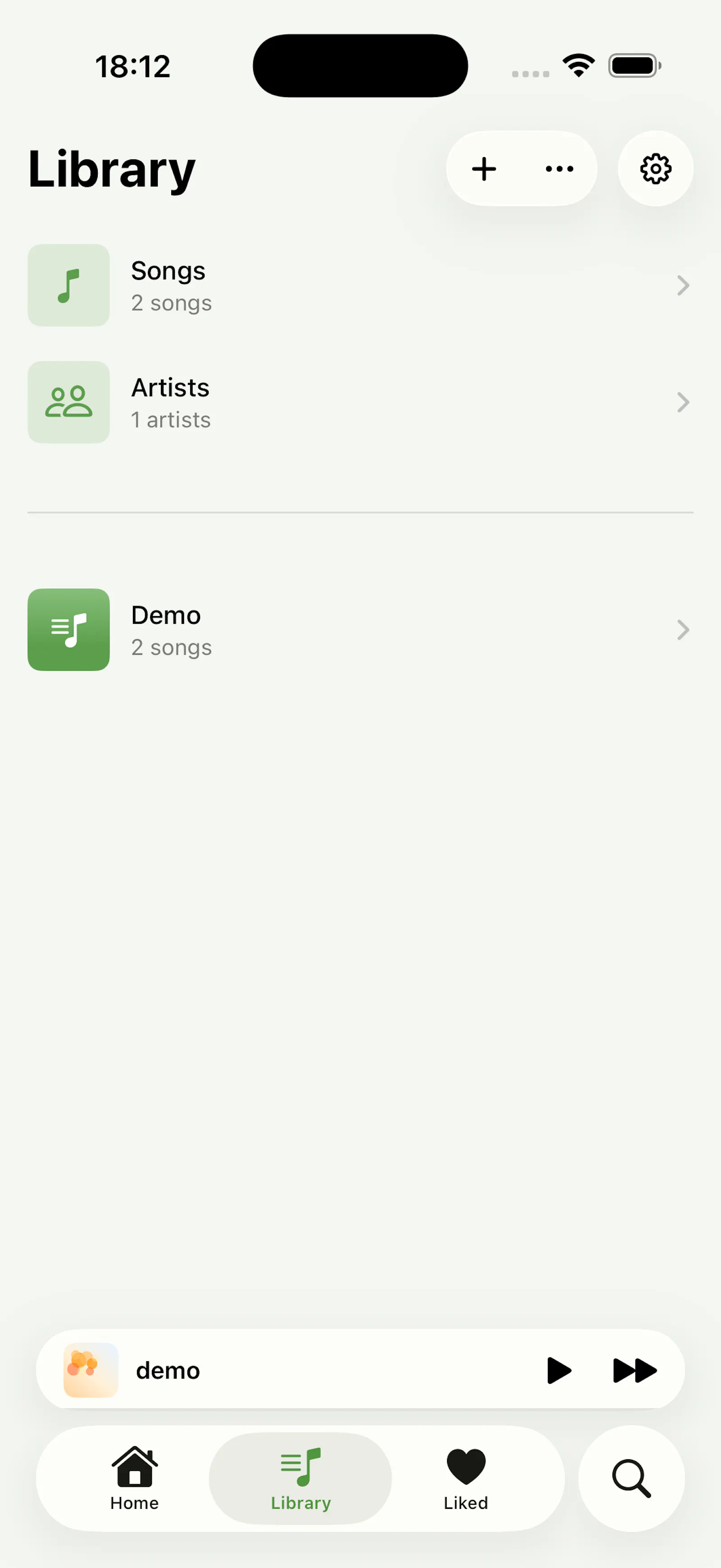 Verde Player screenshot 1