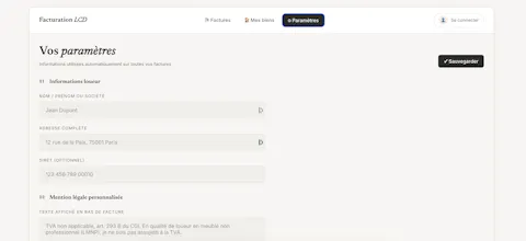 Outil de facturation gratuit gallery image