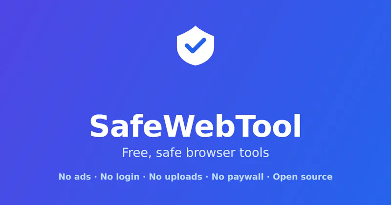SafeWebTool screenshot 1