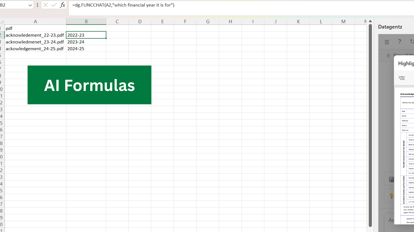 datagentz - Main product screenshot demonstrating key features and user interface