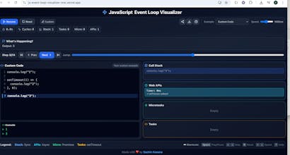 JavaScript Event Loop Visualizer gallery image