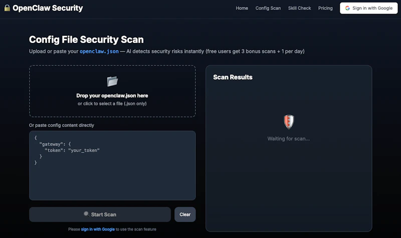 OpenClaw Security Scanner screenshot 3