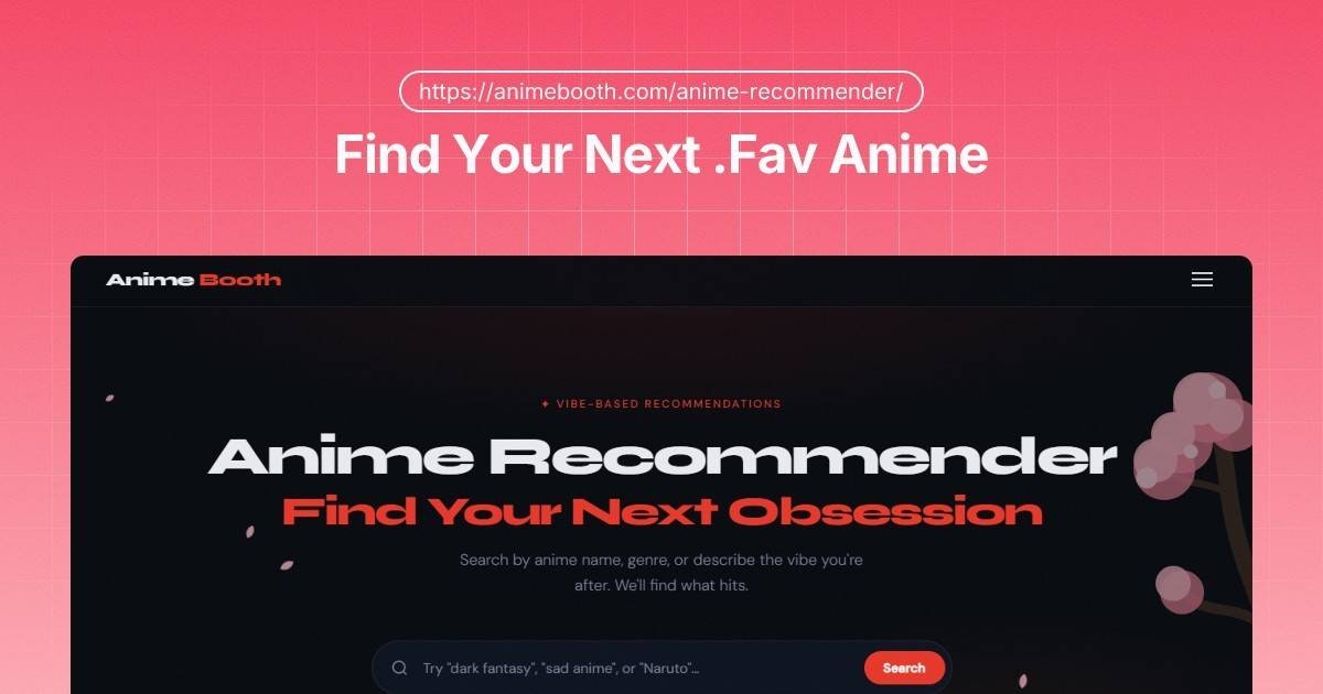 Anime Recommender gallery image