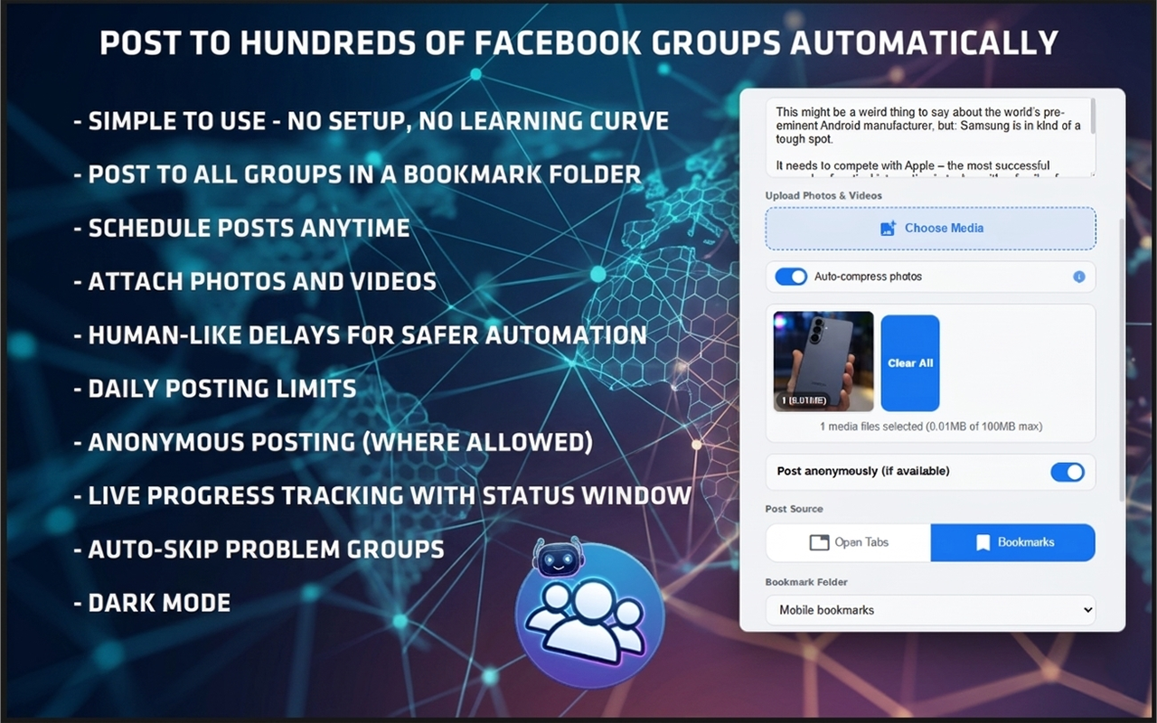  Simple Facebook Group Auto Poster gallery image