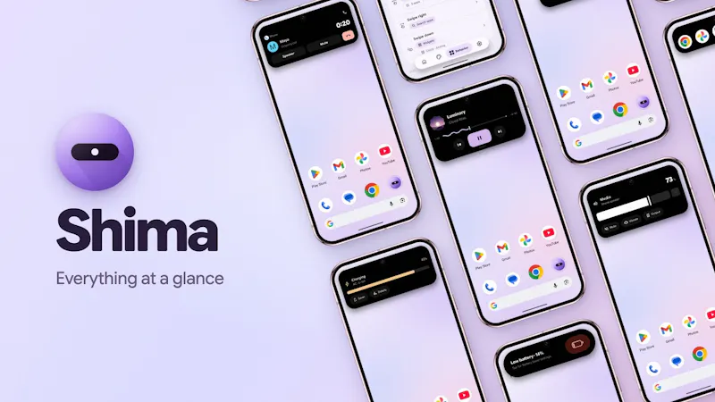 Shima: Dynamic Island for Android screenshot 1 (video preview)