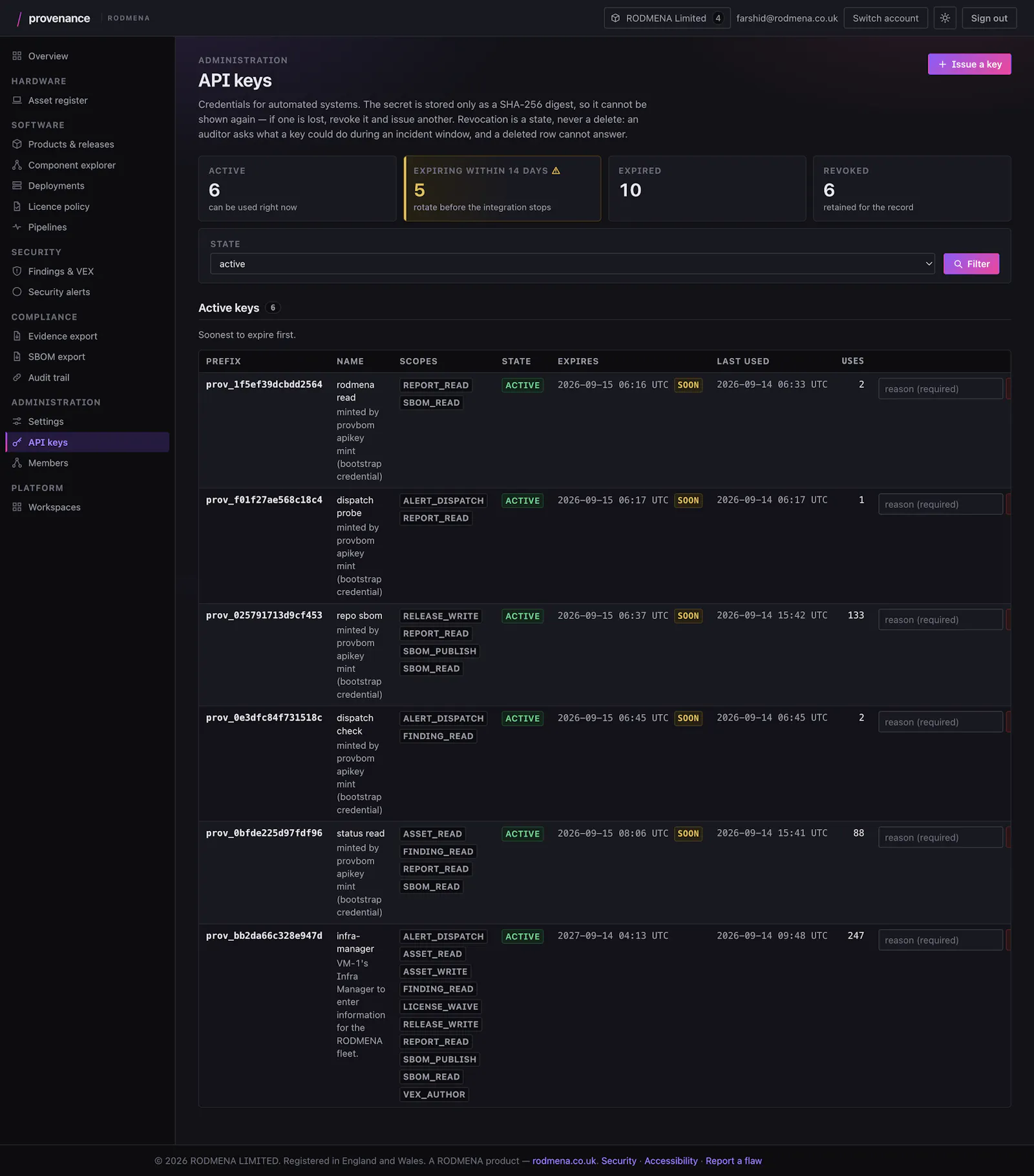 Provenance screenshot 8