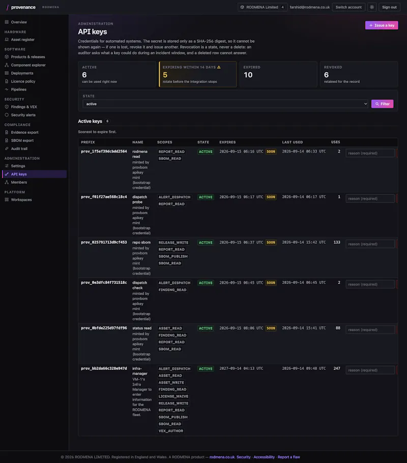 Provenance screenshot 8