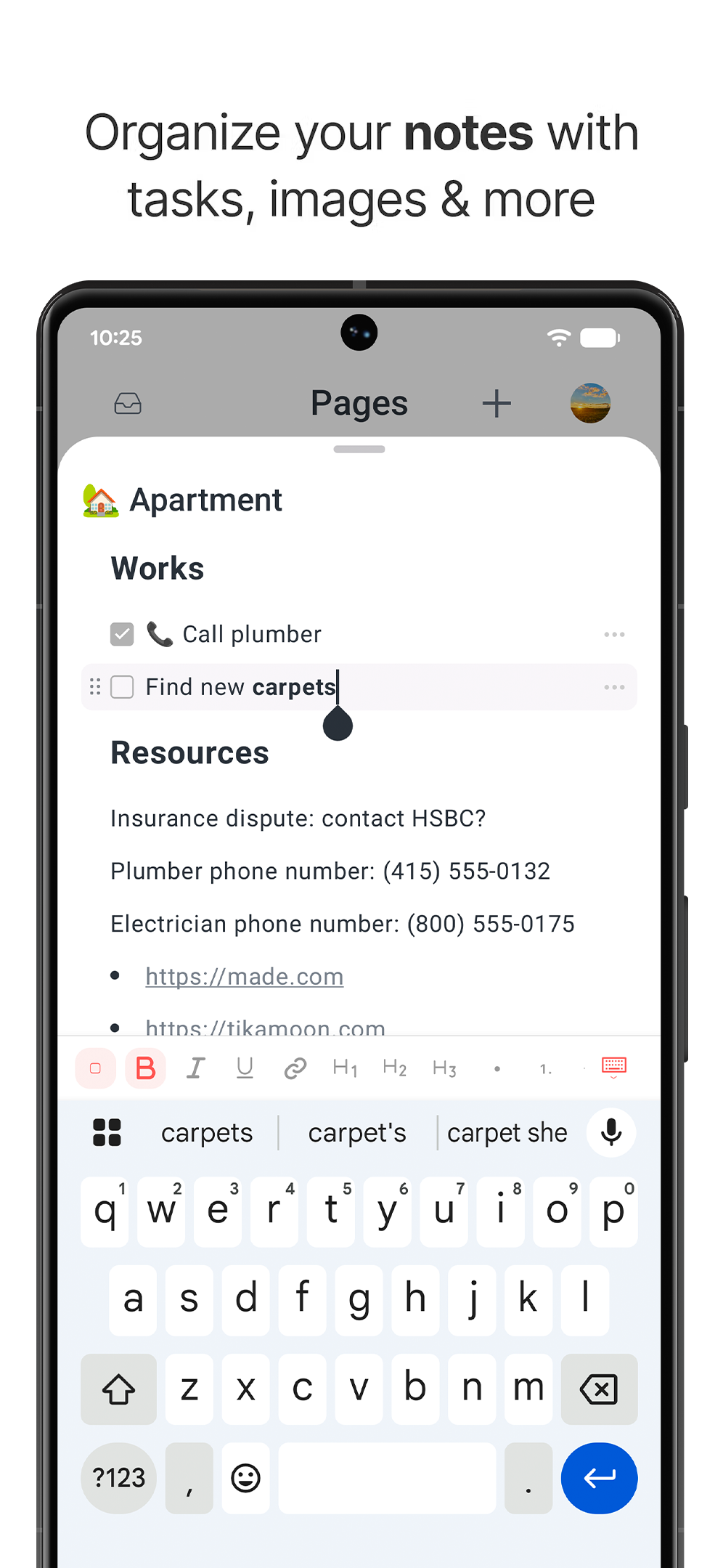 Routine Android gallery image