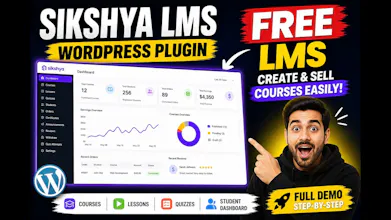 Sikshya LMS β WordPress Course Builder gallery image