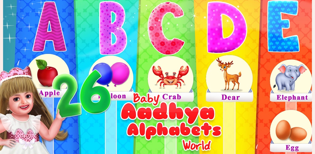 Baby Aadhya's Alphabets World gallery image