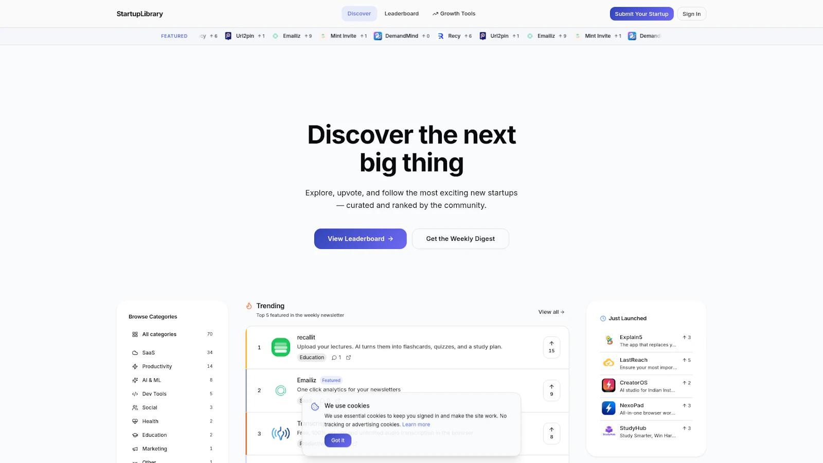 StartupLibrary screenshot 3