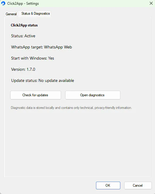 Click2App screenshot