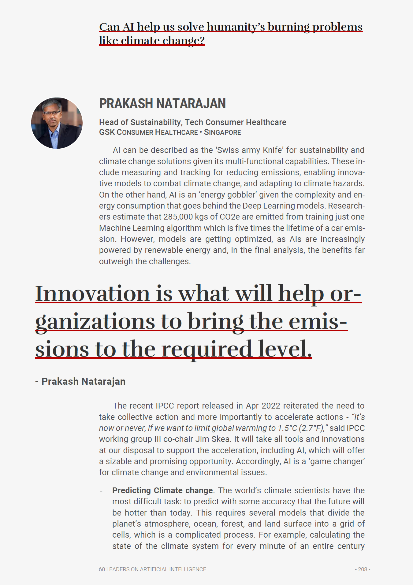 60 LEADERS ON ARTIFICIAL INTELLIGENCE - From Algorithms to Ethics. A holistic view of AI media 27