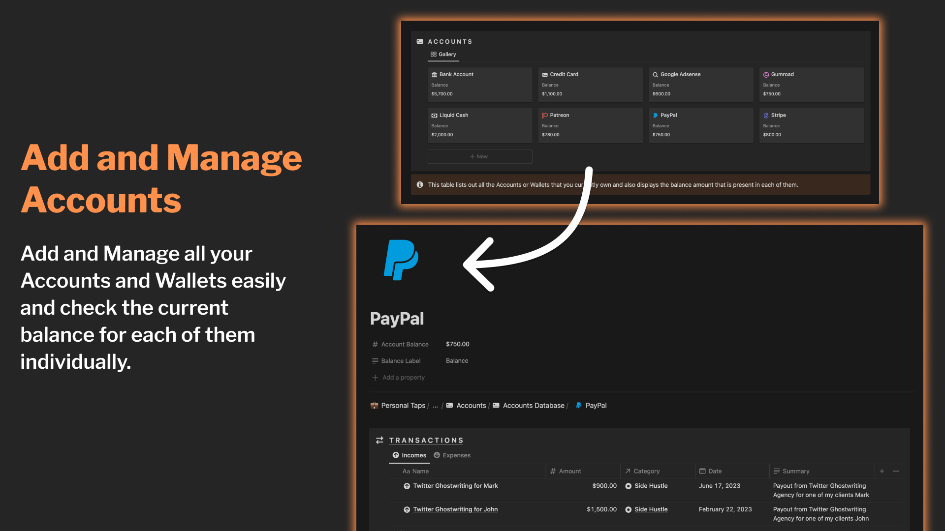 Notion Ultimate Finance Tracker gallery image