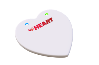 heart - disposable GPS tracking sensor gallery image