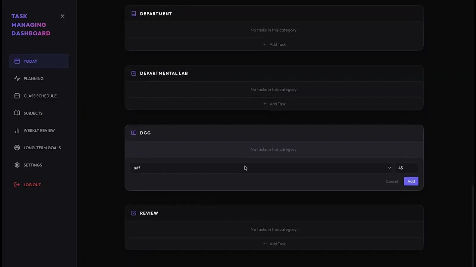 Study Tracker screenshot 1 (video preview)