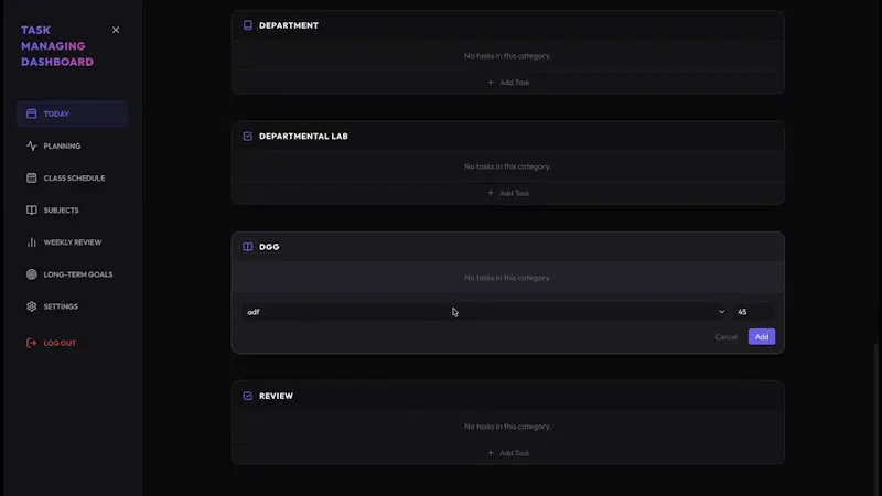 Study Tracker screenshot 1 (video preview)